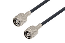 PE3C0448 - Reverse Polarity TNC Plug to Reverse Polarity TNC Plug Low Loss Cable Using LMR-240 Coax
