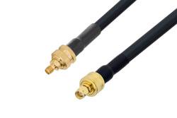 PE3C0565/HS - SMA Male to SMA Female Low Loss Cable Using LMR-400 Coax with HeatShrink