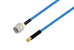 PE3C0790/HS - SMA Male to SMP Female Cable Using PE-P086 Coax with HeatShrink