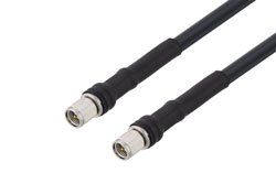 PE3C0861 - SMA Male to SMA Male Low Loss Cable Using LMR-240-UF Coax With Times Microwave Components