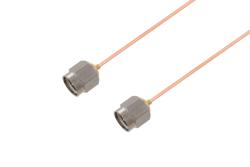 PE3C0976 - SMA Male to SMA Male Cable Using PE-047SR Coax