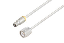 PE3C10080 - 3.5mm Female to TNC Male Cable Using PE-SR402FL Coax