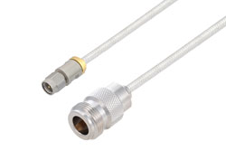 PE3C10089 - 3.5mm Male to N Female Cable Using PE-SR402FL Coax