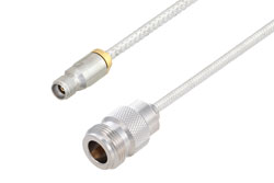 PE3C10093 - 3.5mm Female to N Female Cable Using PE-SR402FL Coax
