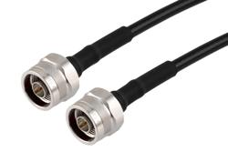 PE3C10264 - 75 Ohm N Male to 75 Ohm N Male Low Loss Cable Using 75 Ohm LMR-240-75-DB Coax with Times Microwave Components