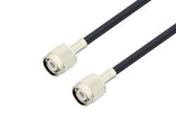 PE3C1031 - TNC Male to TNC Male Low Loss Cable Using LMR-240-UF Coax
