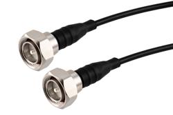 PE3C10344 - Fire Rated 7/16 DIN Male to 7/16 DIN Male Low PIM Cable Using TCOM-240-FR Coax With Times Microwave Components