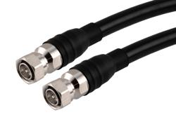 PE3C10368 - Fire Rated 4.3-10 Male to 4.3-10 Male Low PIM Cable Using TCOM-600-FR Coax With Times Microwave Components