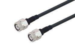 PE3C10378 - TNC Male to TNC Male Low Loss Cable Using TCOM-195 Coax With Times Microwave Components