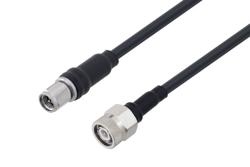 PE3C10383 - SMA Male to TNC Male Low Loss Cable Using TCOM-195 Coax With Times Microwave Components
