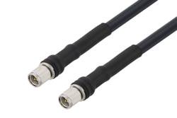 PE3C10394 - Fire Rated SMA Male to SMA Male Low Loss Cable Using TCOM-240-FR Coax With Times Microwave Components