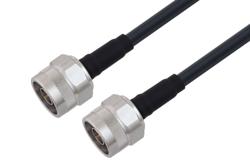 PE3C10397 - Fire Rated N Male to N Male Low Loss Cable Using TCOM-240-FR Coax With Times Microwave Components