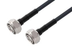 PE3C10409 - Fire Rated 4.3-10 Male to 4.3-10 Male Low Loss Cable Using TCOM-240-FR Coax With Times Microwave Components
