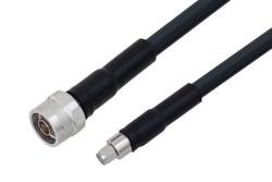 PE3C10421 - Fire Rated N Male to SMA Male Low Loss Cable Using TCOM-400-FR Coax With Times Microwave Components