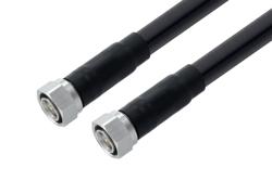 PE3C10422 - Fire Rated 4.3-10 Male to 4.3-10 Male Low Loss Cable Using TCOM-600-FR Coax With Times Microwave Components