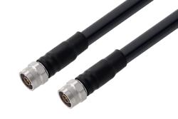 PE3C10423 - Fire Rated N Male to N Male Low Loss Cable Using TCOM-600-FR Coax With Times Microwave Components