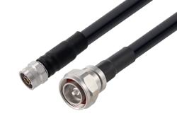 PE3C10424 - 7/16 DIN Male to N Male Low Loss Cable Using TCOM-600 Coax