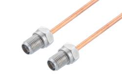 PE3C10453 - 2.92mm Female to 2.92mm Female Cable Using PE-118SR Semi-Rigid Coax