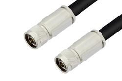 PE3C1062LF - N Male to N Male Low Loss Cable Using LMR-500 Coax, LF Solder