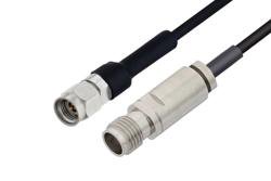 PE3C1114 - 2.92mm Male to 2.4mm Female Cable Using PE-SR405FLJ Coax