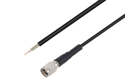 PE3C1142 - SMA Male to Trimmed Lead Cable Using RG174 Coax