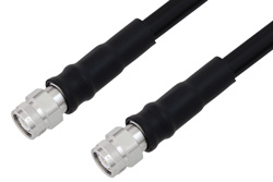 PE3C1382 - TNC Male to TNC Male Low Loss Cable Using LMR-400 Coax
