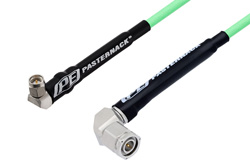 PE3C1409 - SMA Male Right Angle to TNC Male Right Angle Low Loss Cable Using PE-P142LL Coax, RoHS
