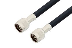 PE3C1476 - N Male to N Male Low Loss Cable Using LMR-400-DB Coax