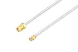 PE3C1696 - SMA Female to SMP Female Cable Using PE-SR405FL Coax