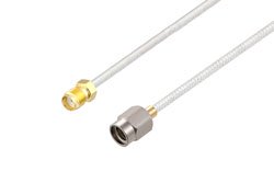 PE3C1871 - SMA Female to SSMA Male Cable Using PE-SR405FL Coax