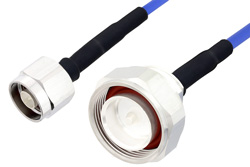 PE3C2002 - N Male to 7/16 DIN Male LSZH Jacketed Low PIM Cable Using SR402FLJ Low PIM Coax with HeatShrink, RoHS