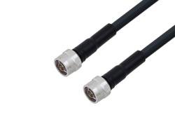 PE3C2080 - N Male to N Male Low Loss Cable Using LMR-400-UF Coax with Times Microwave Components