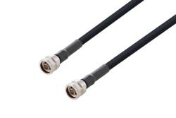 PE3C2183/HS - N Male to N Male Cable Using LMR-400-UF Coax with HeatShrink
