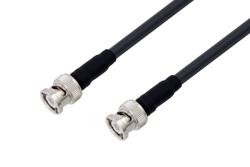 PE3C2266 - BNC Male to BNC Male Low Loss Cable Using LMR-240 Coax with Times Microwave Components