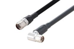 PE3C2288 - N Male Right Angle to N Male Low PIM Cable Using 1/2 inch Superflexible Coax