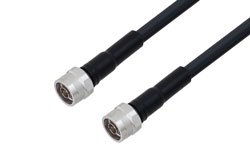 PE3C2309LF - N Male to N Male Low Loss Cable Using LMR-400 Coax with Times Microwave Components, LF Solder