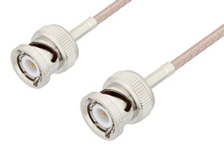 PE3C2416LF - BNC Male to BNC Male Cable Using RG316 Coax, LF Solder, RoHS