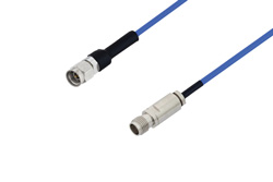 PE3C2467 - 2.4mm Female to 2.92mm Male Cable Using PE-P086 Coax