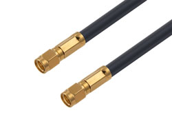 PE3C2486 - SMA Male to SMA Male Low Loss Cable Using LMR-240-UF Coax