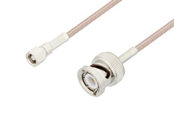 PE3C2599 - SMC Plug to BNC Male Cable Using RG316 Coax