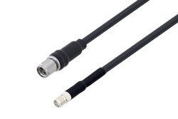 PE3C3004 - SMA Male to SMA Female Low Loss Cable Using LMR-195 Coax