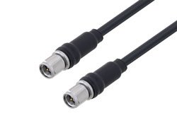 PE3C3055LF - SMA Male to SMA Male Low Loss Cable Using LMR-195 Coax With Times Microwave Components , LF Solder