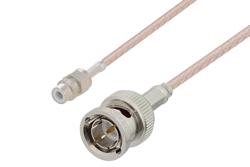 PE3C3190 - 75 Ohm SMC Jack to 75 Ohm BNC Male Cable Using 75 Ohm RG179 Coax