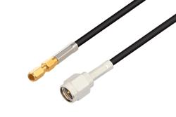 PE3C3192 - SMA Male to SSMC Male Low Loss Cable Using PE-C100-LSZH Coax