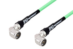 PE3C3233 - N Male Right Angle to N Male Right Angle Low Loss Test Cable Using PE-P300LL Coax