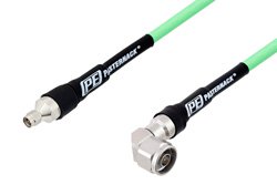 PE3C3236 - SMA Male to N Male Right Angle Low Loss Test Cable Using PE-P300LL Coax