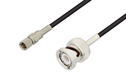 PE3C3275LF - 10-32 Male to BNC Male Cable Using RG174 Coax, LF Solder, RoHS