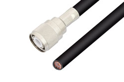 PE3C3324 - HN Male to Straight Cut Lead Cable Using RG8 Coax