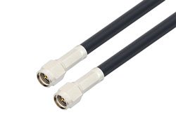 PE3C3336 - Fire Rated SMA Male to SMA Male Low Loss Cable Using LMR-195-FR Coax