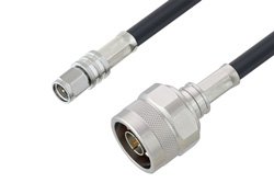 PE3C3354 - SMA Male to N Male Cable Using LMR-240-DB Coax